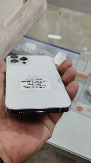 iPhone 12 Pro Max 128GB Argento - Batteria 100%