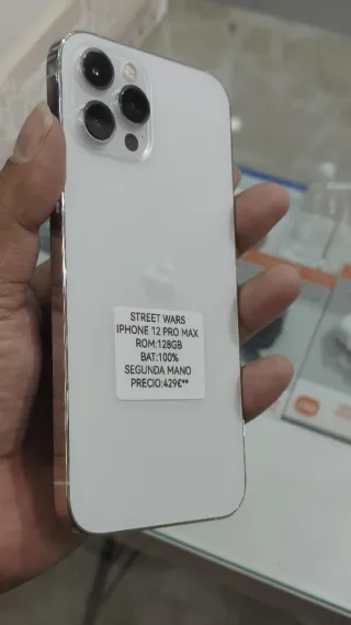 iPhone 12 Pro Max 128GB Argento - Batteria 100%