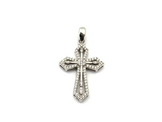 colgante plata 925mm con piedra con circonita