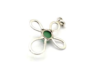 colgante plata 925mm con piedra con circonita