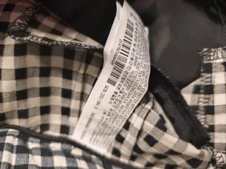 Pantalón Zara cuadros Vichy