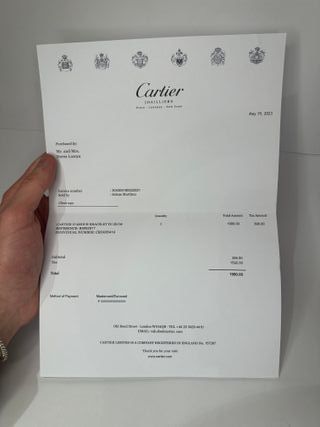 Pulsera Cartier D'Amour Oro 18k Diamante