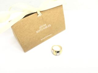 anillo oro 18k con piedra con circonita