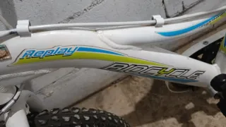 Bicicleta infantil blanca BIOCYCLE