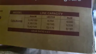 Carrete de Pesca Grafito Ultraligero