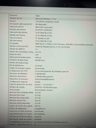 Ordenador Gaming RTX 3050 R5