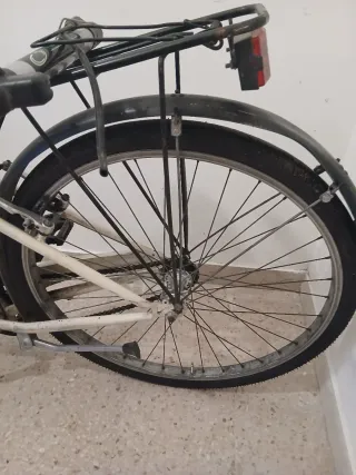 Bicicletta da donna bianca