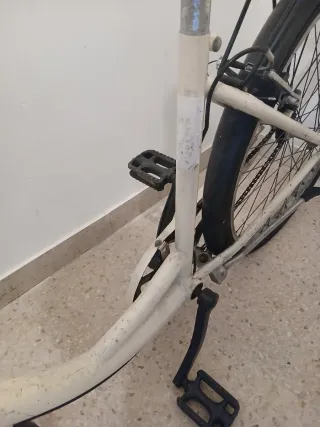 Bicicletta da donna bianca