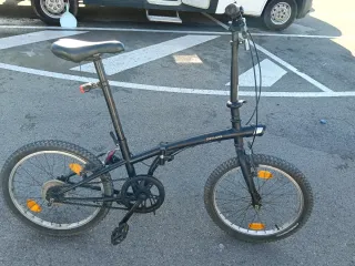 Bicicleta pieghevole Oxilane nera