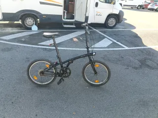 Bicicleta pieghevole Oxilane nera