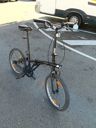 Bicicleta pieghevole Oxilane nera