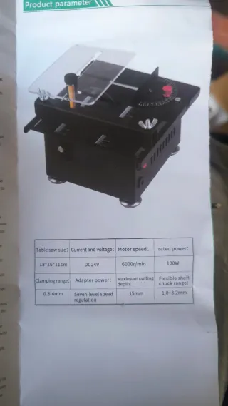 Serra de Mesa Pequena 100W Nova