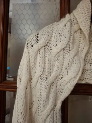 Sciarpa donna bianca