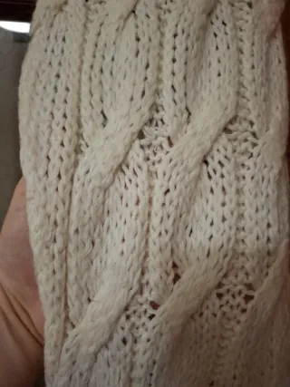 Sciarpa donna bianca