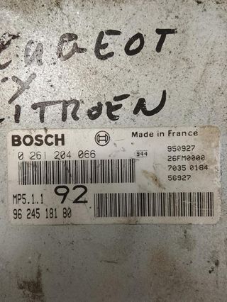 0261204066 centralita motor peugeot 406 2.0 mt 273