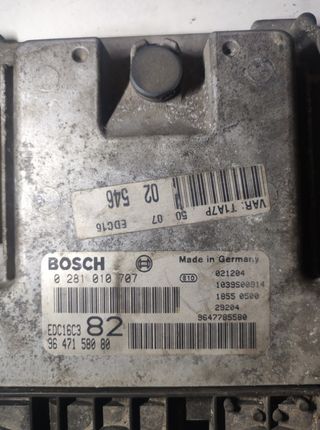 Peugeot 0281010707 centralita 206 - 1.4 hdi mt 295