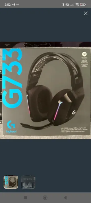 Cascos Logitech G733 LIGHTSPEED RGB