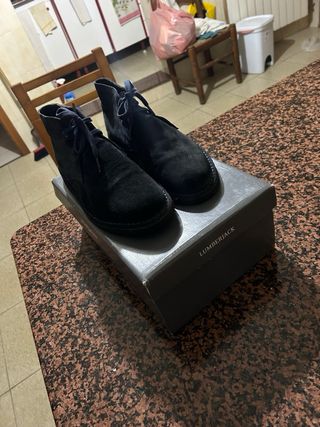 Lumberjack Stivaletti Blu Camoscio