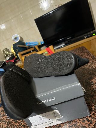 Lumberjack Stivaletti Blu Camoscio