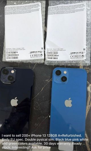 iPhone 13 128GB A+Refurbished EU Spec