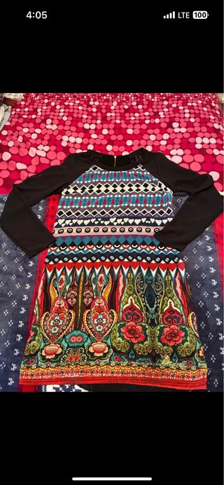 Vestido Desigual Multicolor Talla 44