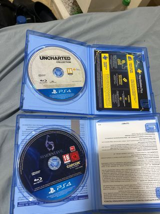PS4 Resident Evil 6 y Uncharted Collection