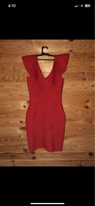 Vestido Rojo Laojoy Talla M
