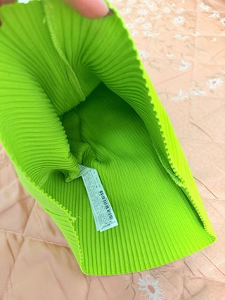 Falda larga Zara verde talla L