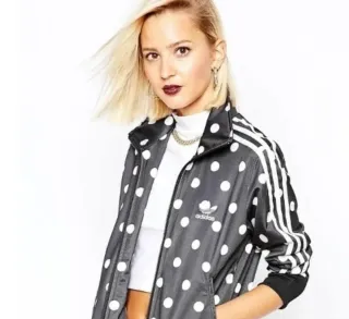 L Chaqueta Adidas Firebird Trefoil Lunares