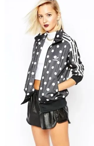 L Chaqueta Adidas Firebird Trefoil Lunares