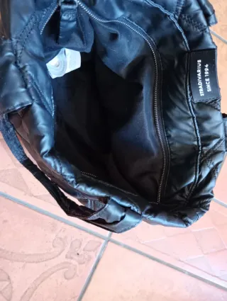 Bolso acolchado negro mujer Stradivarius