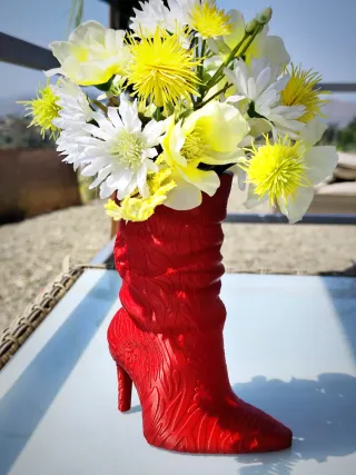 Macetero tacón alto-decoracion-hogar