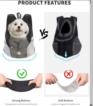 Mochila transportín para perros y gatos TALLA L.