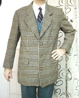 Giacca Tweed D&G Pied-de-poule Lana italy l
