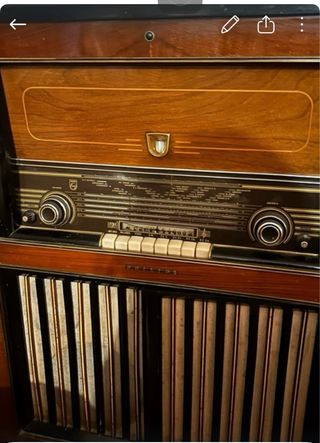 Radio Gramola Philips 1954