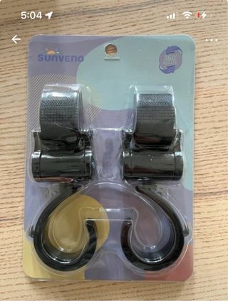 Ganchos para carrito de paseo 360°