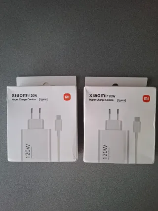 2 Cargadores Xiaomi 120W Hyper Charge Combo 26e