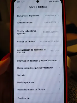 Xiaomi Redmi Note 14 - Impecable