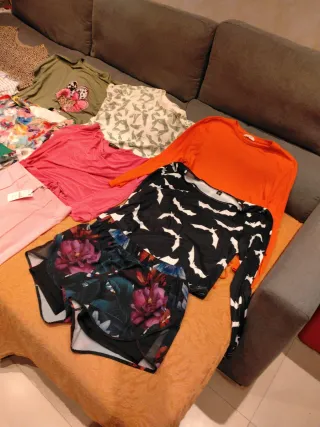 Lote ropa mujer 12 prendas primavera tallas 42-46