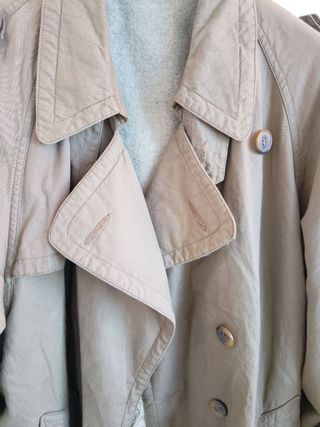 Trench coat uomo Bugatti doppiopetto beige vintage