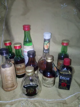 Mini bottiglie liquori vuote da collezione