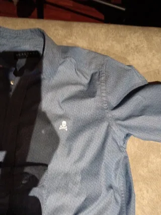 Camisa Scalpers Talla 38 Azul