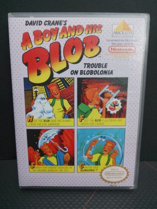 A boy an his Blob Nintendo Nes con caja universal.