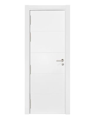 3 Puertas Interiores Lacadas Blanco con molduras