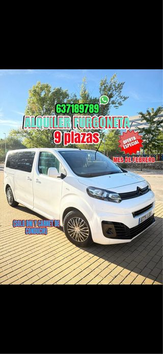Alquiler furgoneta 9 plazas