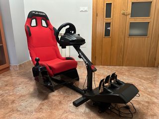 Playseat, Logitech G923 + Shifter ps4, ps5 y pc