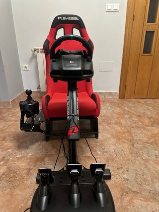 Playseat, Logitech G923 + Shifter ps4, ps5 y pc