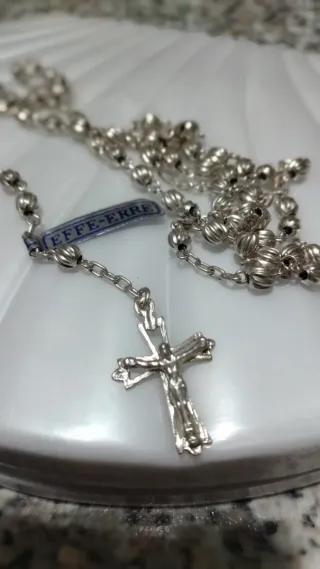 Rosario in Argento 800 vintage