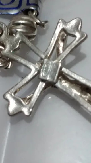 Rosario in Argento 800 vintage