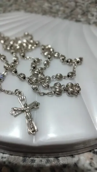 Rosario in Argento 800 vintage